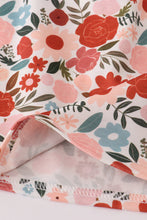 Fox embroidery floral print dress - ARIA KIDS
