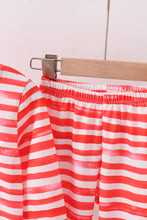 Red stripe character applique pants set - ARIA KIDS