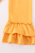 Green stripe cow pumpkin applique girl set - ARIA KIDS