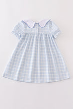 Blue thanksgiving turkey french knot dress - ARIA KIDS
