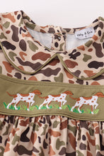 Camouflage puppy embroidery girl set - ARIA KIDS