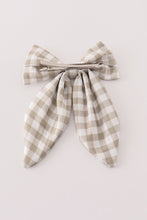 Grey girl hair sailor bow - ARIA KIDS