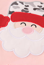 Camouflage christmas santa claus applique girl set - ARIA KIDS