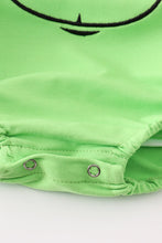 Green grinch embroidery boy bubble set - ARIA KIDS