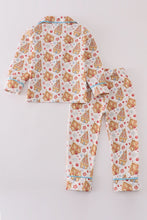 Christmas gingerbread house print boy pajamas set - ARIA KIDS