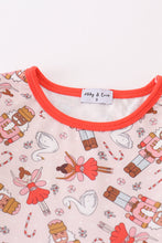 Red nutcracker girl pants set - ARIA KIDS