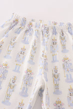 Blue nutcracker print boy pajamas set - ARIA KIDS