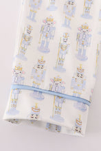 Blue nutcracker print boy pajamas set - ARIA KIDS