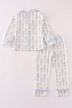 Blue nutcracker print boy pajamas set - ARIA KIDS