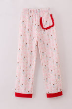 Red nutcracker print women pajamas pants - ARIA KIDS