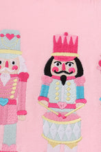 Pink nutcracker embroidery mom&me fleece sweatshirt - ARIA KIDS
