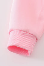 Pink nutcracker embroidery mom&me fleece sweatshirt - ARIA KIDS