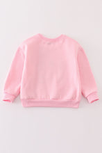Pink nutcracker embroidery mom&me fleece sweatshirt - ARIA KIDS