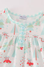 Christmas tree car print girl set - ARIA KIDS