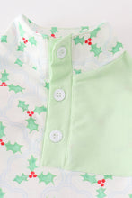 Green christmas holly boy jogger set - ARIA KIDS