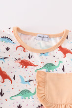 Pink dinosaur print girl pajamas set - ARIA KIDS