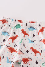 Pink dinosaur print girl pajamas set - ARIA KIDS