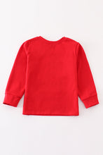Red boots applique boy top - ARIA KIDS
