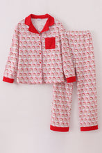 Pink christmas santa claus women pajamas set - ARIA KIDS