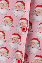 Pink christmas santa claus women pajamas set - ARIA KIDS