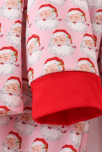 Pink christmas santa claus women pajamas set - ARIA KIDS