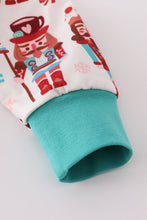 Blue christmas nutcracker print romper - ARIA KIDS