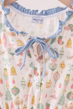 Nutcracker print tiered mom dress - ARIA KIDS