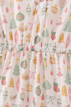 Nutcracker print tiered mom dress - ARIA KIDS