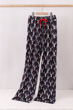 Navy deer print mom pajamas pants - ARIA KIDS