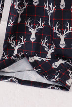 Navy deer print mom pajamas pants - ARIA KIDS