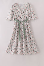 Sage bow tie mom dress - ARIA KIDS