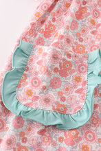 Floral Delight Peter Pan Collar girl dress - ARIA KIDS