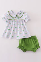 Floral bow print girl bloomer set - ARIA KIDS