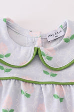 Floral bow print girl bloomer set - ARIA KIDS