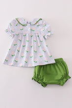 Floral bow print girl bloomer set - ARIA KIDS