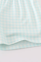 Green gingham boy shorts set - ARIA KIDS