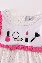 Rose makeup embroidery girl bloomer set - ARIA KIDS