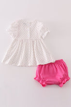 Rose makeup embroidery girl bloomer set - ARIA KIDS