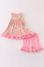 Retro Floral ruffle girl set - ARIA KIDS