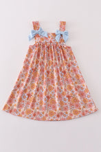 Floral print girl dress - ARIA KIDS