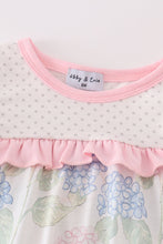 Pink Blossom Serenity print girl bloomer set - ARIA KIDS