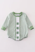 Green clover embroidery boy bubble - ARIA KIDS