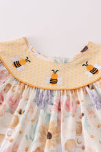 Yellow bee embroidery girl set - ARIA KIDS