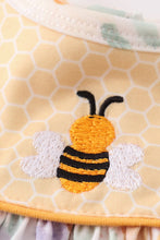 Yellow bee embroidery girl set - ARIA KIDS