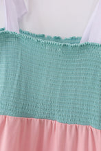 Multicolored tiered smocked mom&me dress - ARIA KIDS