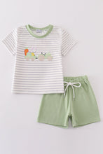 Easter stripe bunny applique boy set - ARIA KIDS