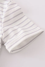 Easter stripe bunny applique boy set - ARIA KIDS