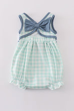 Blue marine creature embroidery girl bubble - ARIA KIDS