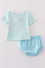 Leopard bunny embroidery boy bloomer set - ARIA KIDS
