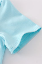 Blue gingham boy shorts set - ARIA KIDS